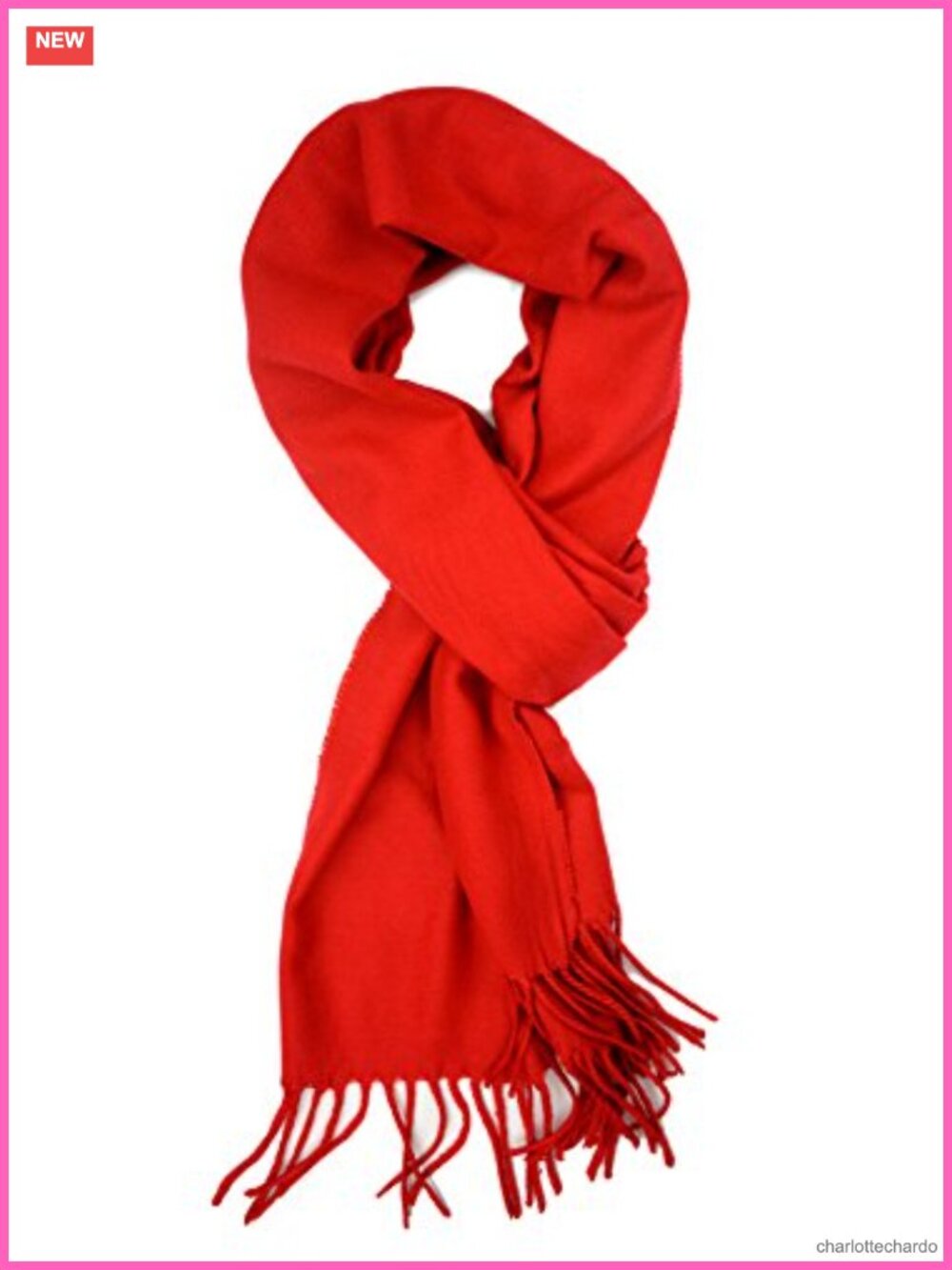 Soft Acrylic Winter Scarf Shawl Wrap Tassel Fringe 72x12